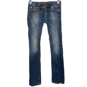 Rock Revival bootcut jeans Anett medium wash size 26 western country wear